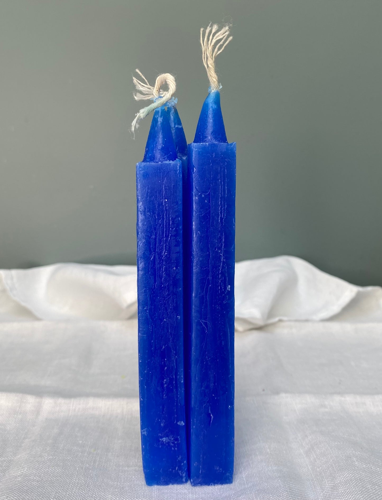 Lot de 4 bougies carrées