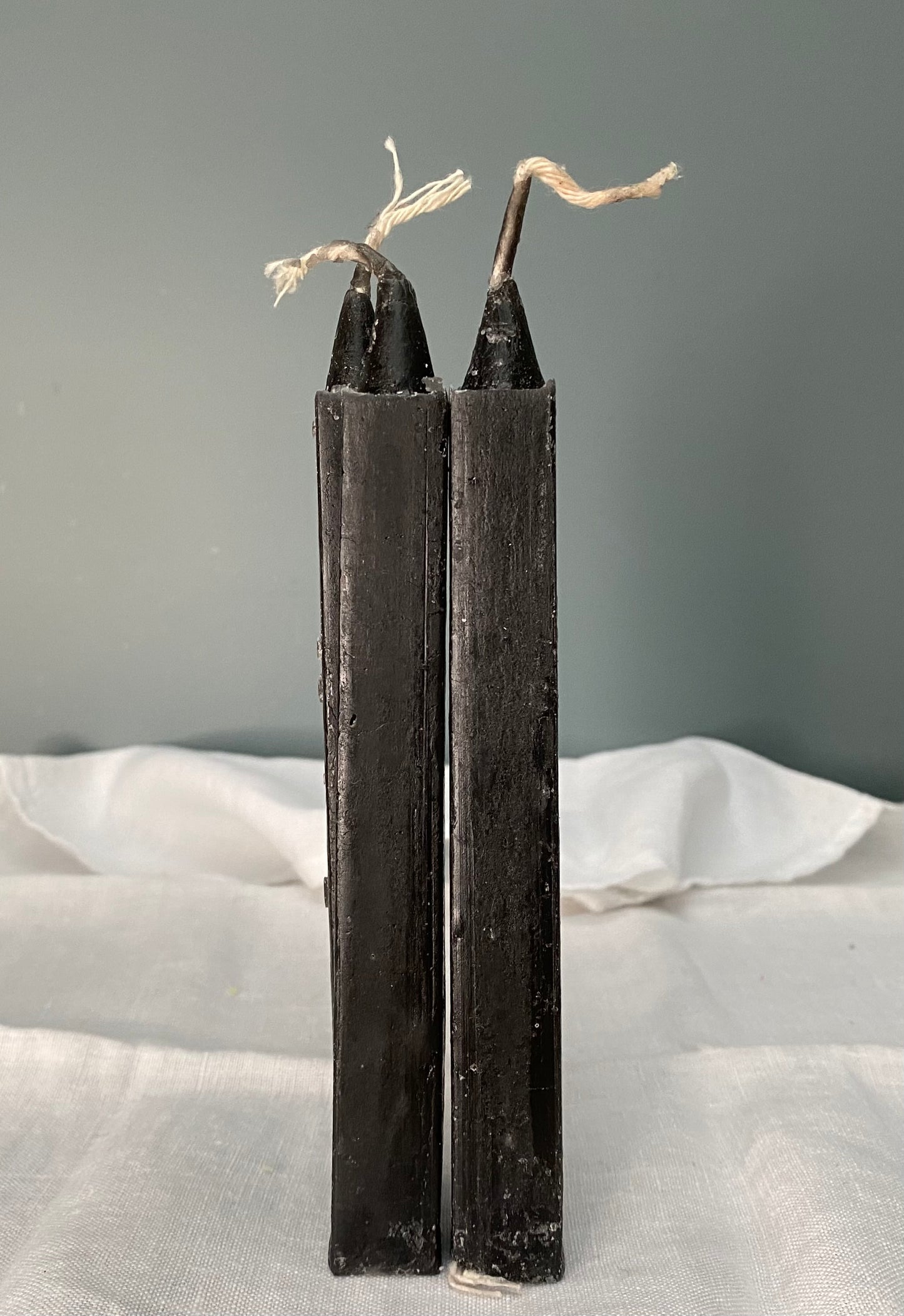 Lot de 4 bougies carrées