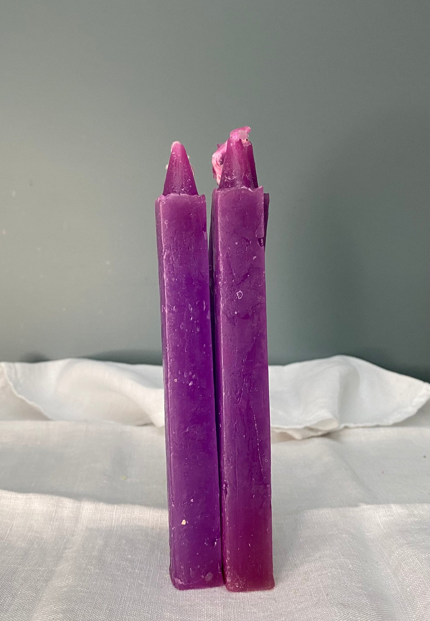 Lot de 4 bougies carrées
