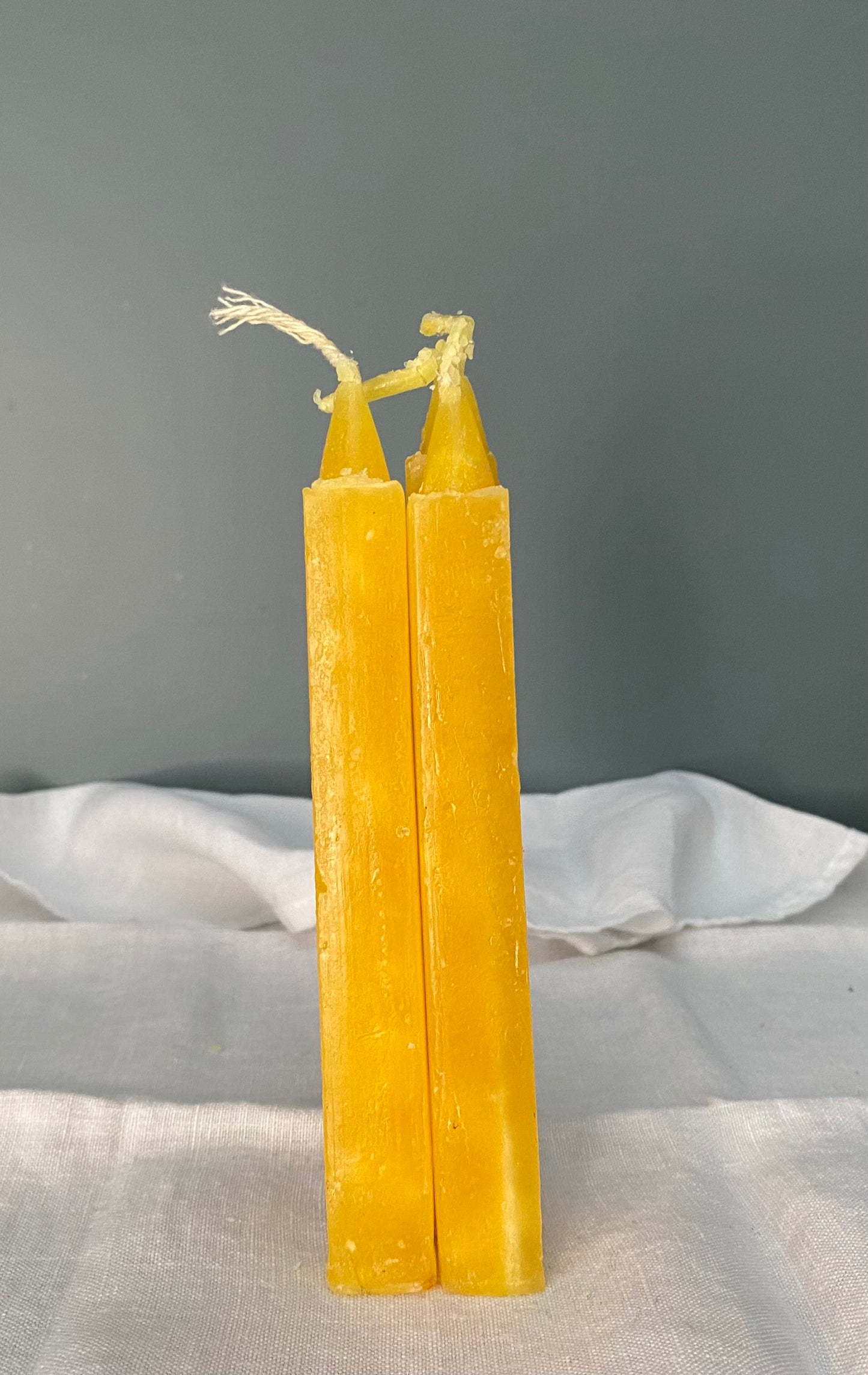 Lot de 4 bougies carrées