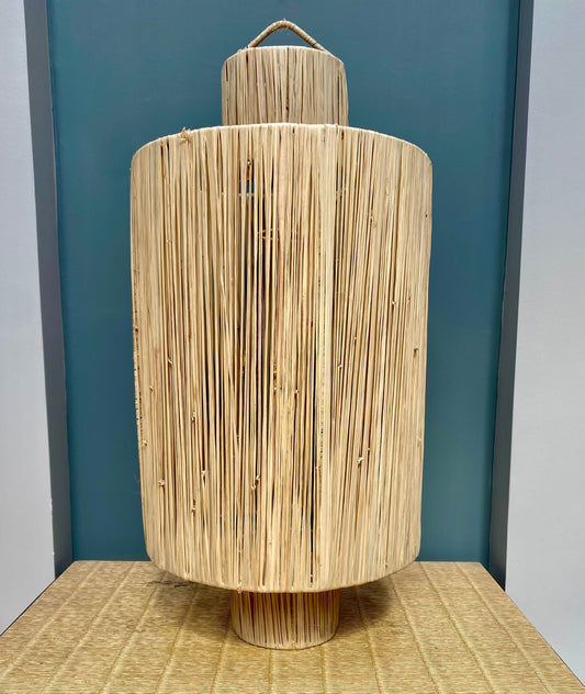 Suspension en raphia