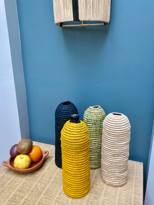 Cache-bouteille en fibre naturelle