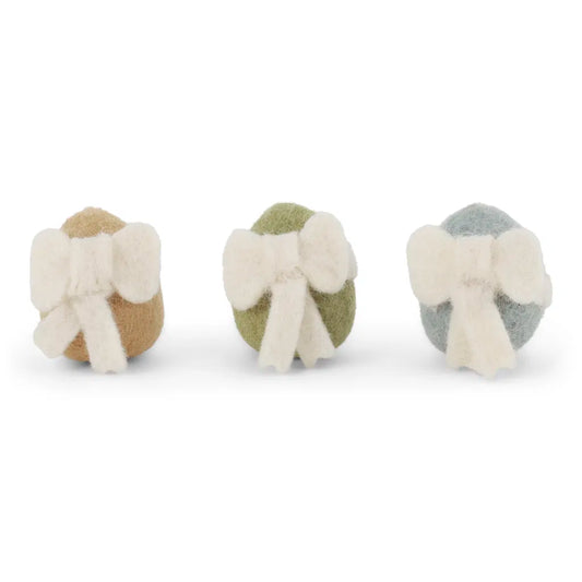 Oeufs avec noeuds - lot de 3