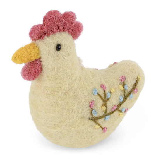 Coq brodé
