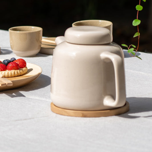 Dessous de verre en bois naturel