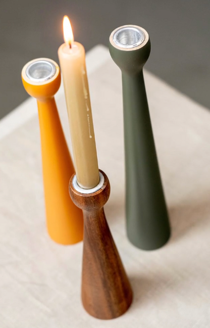 Bougeoir en bois