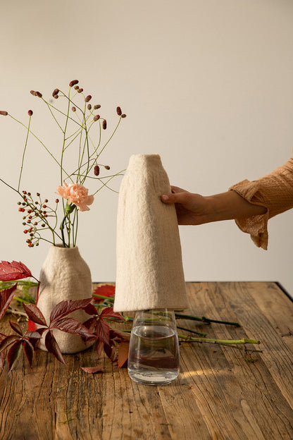 Cache vase cloche uni