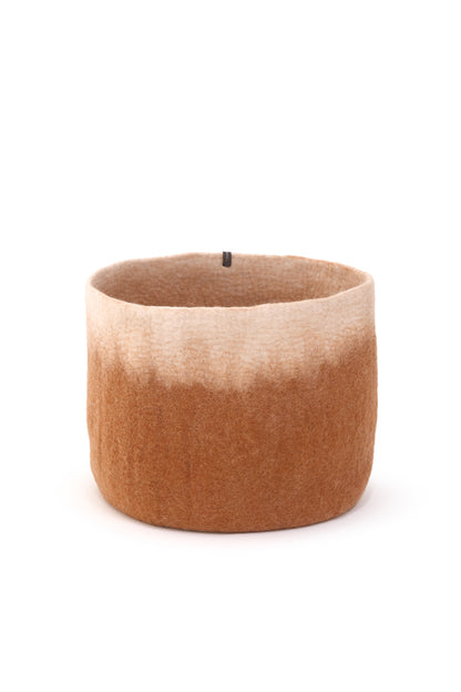 Panier de rangement bicolore