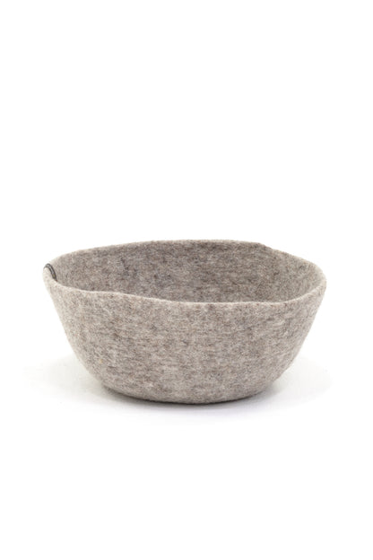 Corbeille en feutre de laine